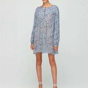 NWT $695 Isabel Marant Light Blue Mini Dress